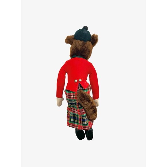 Mrs Fox in Equestrian Attire Stuffed Animal Vintage Store Display Design Decor - Picture 5 of 8